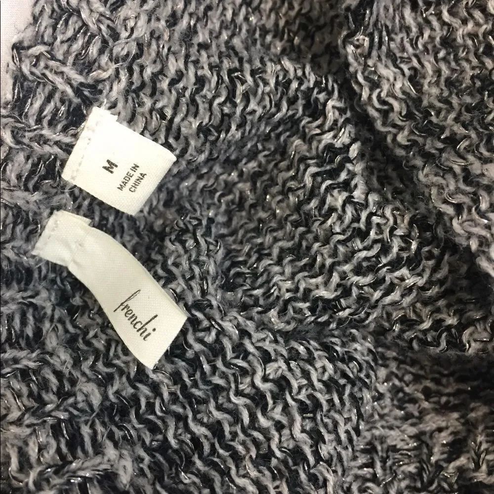 Frenchi Cropped Sweater Top Size M
